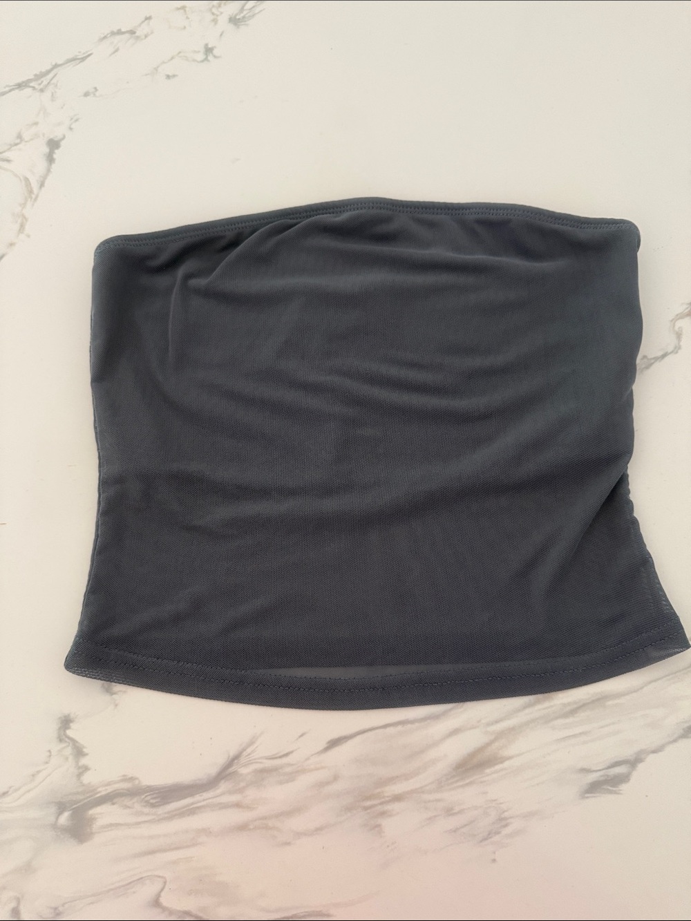 SHEIN Gray Strapless Tube Top